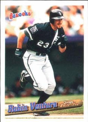 #13 Robin Ventura - Chicago White Sox - 1996 Bazooka Baseball