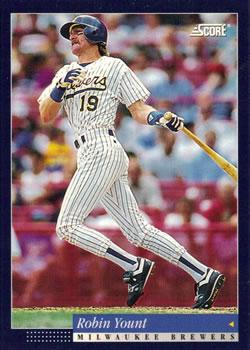 #13 Robin Yount - Milwaukee Brewers -1994 Score Baseball