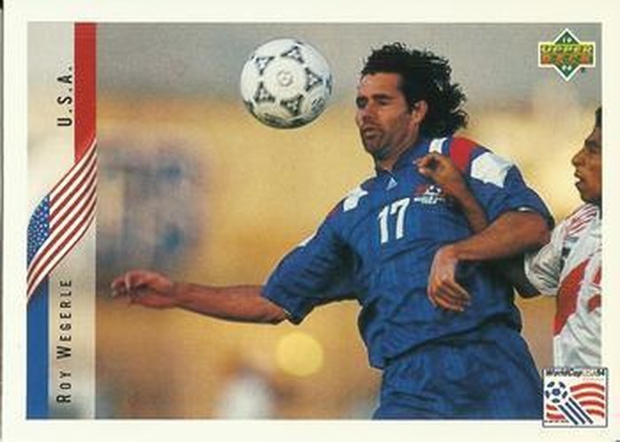 #13 Roy Wegerle - USA - 1994 Upper Deck World Cup Contenders English/Spanish Soccer