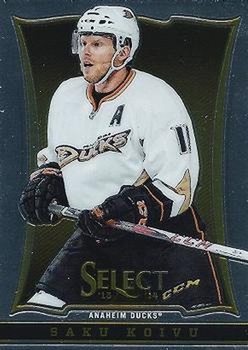 #13 Saku Koivu - Anaheim Ducks - 2013-14 Panini Select Hockey