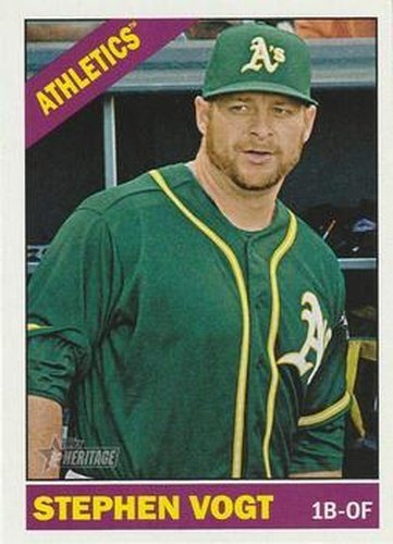 #13 Stephen Vogt - Oakland Athletics - 2015 Topps Heritage Baseball