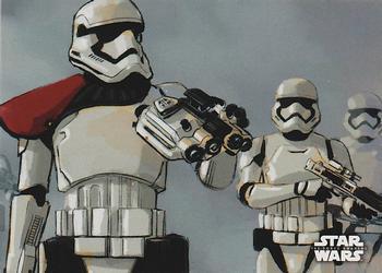 #13 Stormtroopers - 2015 Topps Star Wars The Force Awakens - Concept Art