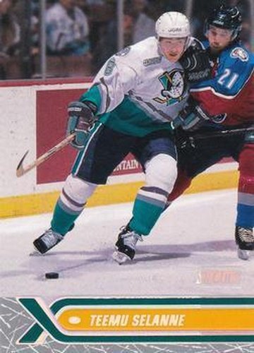 #13 Teemu Selanne - Anaheim Mighty Ducks - 2000-01 Stadium Club Hockey