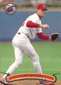 #13 Tom Henke - St. Louis Cardinals - 1996 Stadium Club Baseball