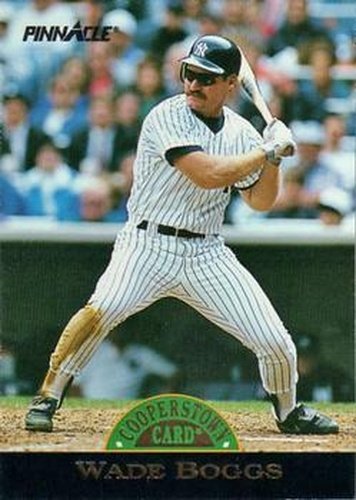 #13 Wade Boggs - New York Yankees - 1993 Pinnacle Cooperstown Baseball