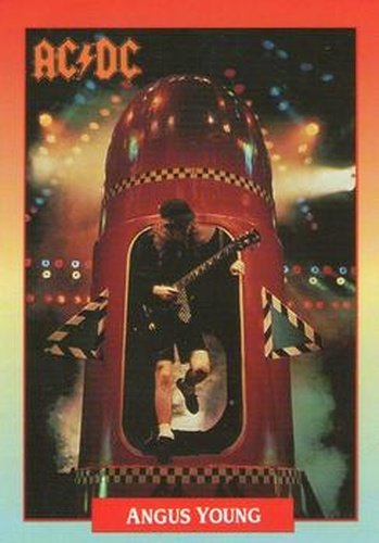 #13 Angus Young - 1991 Brockum Rock Cards