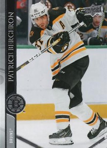 #13 Patrice Bergeron - Boston Bruins - 2020-21 Upper Deck Hockey