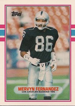 #13T Mervyn Fernandez - Los Angeles Raiders - 1989 Topps Traded Football