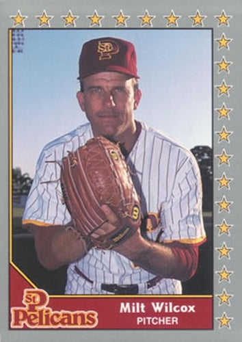 #13 Milt Wilcox - St. Petersburg Pelicans - 1990 Pacific Senior League Baseball