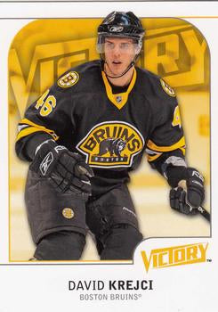 #13 David Krejci - Boston Bruins - 2009-10 Upper Deck Victory Hockey