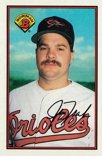 #13 Jim Traber - Baltimore Orioles - 1989 Bowman Baseball