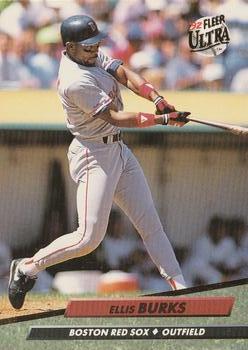 #13 Ellis Burks - Boston Red Sox - 1992 Ultra Baseball