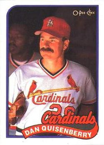 #13 Dan Quisenberry - St. Louis Cardinals - 1989 O-Pee-Chee Baseball
