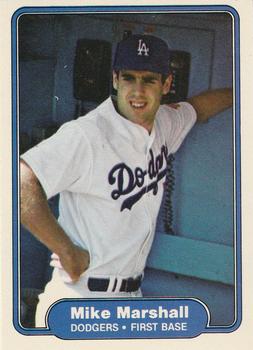 #13 Mike Marshall - Los Angeles Dodgers - 1982 Fleer Baseball