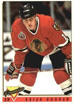 #13 Brian Noonan - Chicago Blackhawks - 1993-94 Topps Premier Hockey