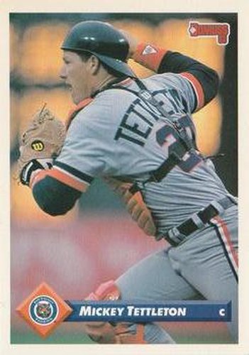 #13 Mickey Tettleton - Detroit Tigers - 1993 Donruss Baseball