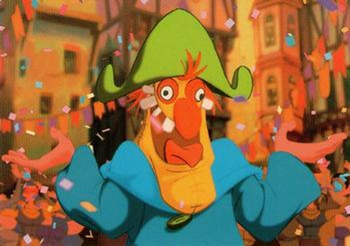 #13 Confetti Flies and People Shout and Sing - 1996 Skybox Hunchback of Notre Dame