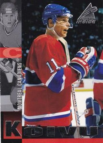 #13 Saku Koivu - Montreal Canadiens - 1997-98 Pinnacle Inside Hockey