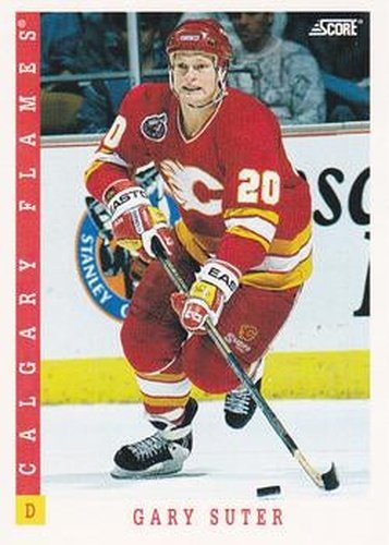 #13 Gary Suter - Calgary Flames - 1993-94 Score Canadian Hockey