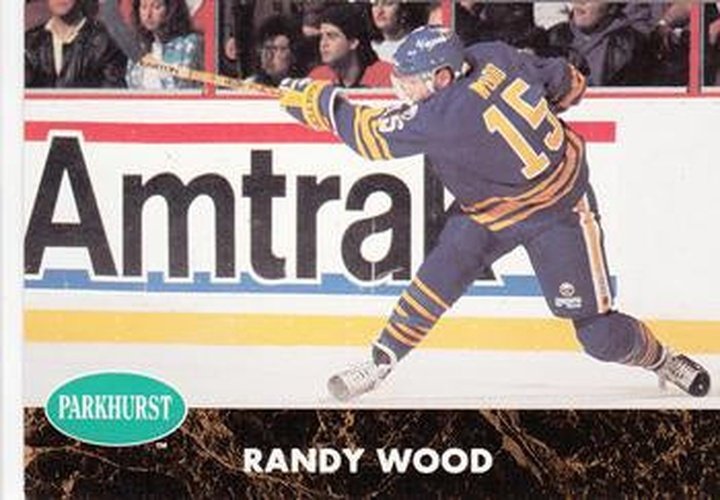 #13 Randy Wood - Buffalo Sabres - 1991-92 Parkhurst Hockey