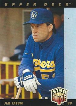#13 Jim Tatum - Milwaukee Brewers - 1993 Upper Deck Baseball