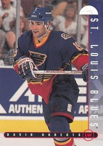 #13 David Roberts - St. Louis Blues - 1995-96 Leaf Hockey