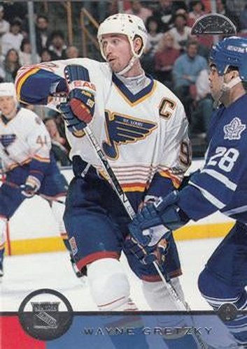 #140 Wayne Gretzky - New York Rangers - 1996-97 Leaf Hockey