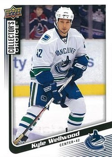#140 Kyle Wellwood - Vancouver Canucks - 2009-10 Collector's Choice Hockey