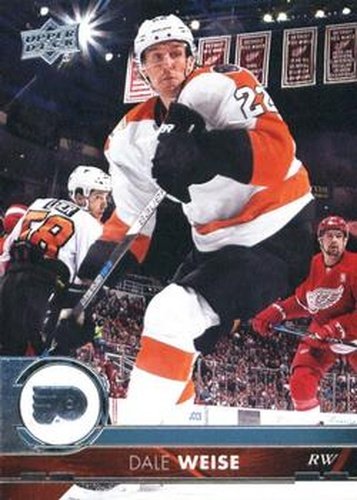 #140 Dale Weise - Philadelphia Flyers - 2017-18 Upper Deck Hockey