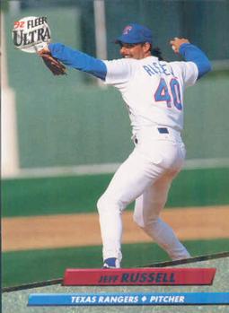 #140 Jeff Russell - Texas Rangers - 1992 Ultra Baseball