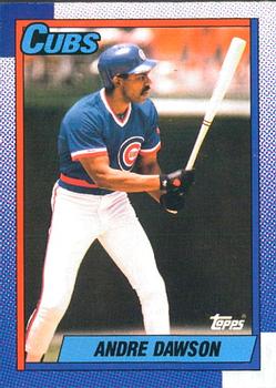 #140 Andre Dawson - Chicago Cubs - 1990 O-Pee-Chee Baseball