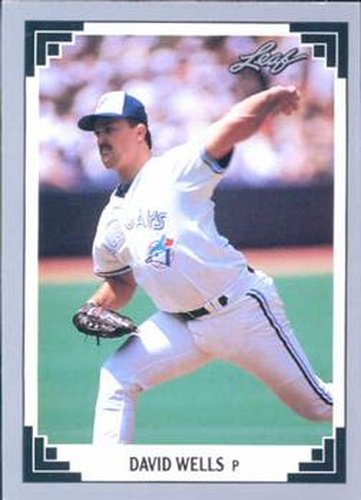 #140 David Wells - Toronto Blue Jays - 1991 Leaf Baseball