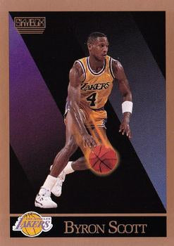 #140 Byron Scott - Los Angeles Lakers - 1990-91 SkyBox Basketball