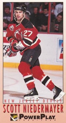 #140 Scott Niedermayer - New Jersey Devils - 1993-94 Fleer PowerPlay Hockey