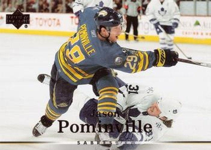 #140 Jason Pominville - Buffalo Sabres - 2007-08 Upper Deck Hockey