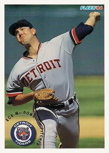 #140 Bob MacDonald - Detroit Tigers - 1994 Fleer Baseball