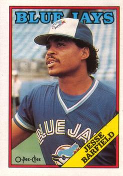 #140 Jesse Barfield - Toronto Blue Jays - 1988 O-Pee-Chee Baseball