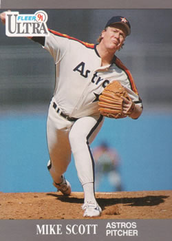 #140 Mike Scott - Houston Astros - 1991 Ultra Baseball
