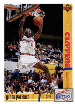 #140 Olden Polynice - Los Angeles Clippers - 1991-92 Upper Deck Basketball