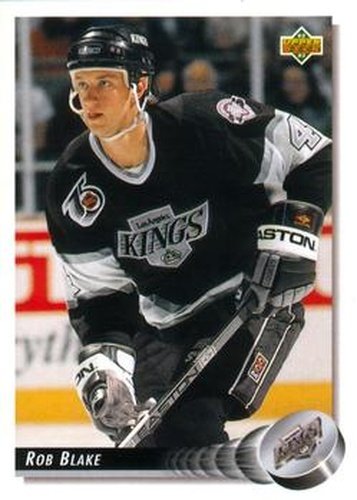 #140 Rob Blake - Los Angeles Kings - 1992-93 Upper Deck Hockey