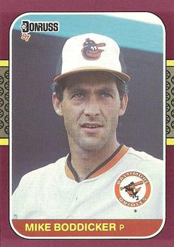 #140 Mike Boddicker - Baltimore Orioles - 1987 Donruss Opening Day Baseball