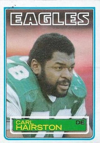 #140 Carl Hairston - Philadelphia Eagles - 1983 Topps Football