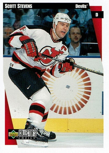 #140 Scott Stevens - New Jersey Devils - 1997-98 Collector's Choice Hockey
