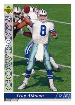 #140 Troy Aikman - Dallas Cowboys - 1993 Upper Deck Football
