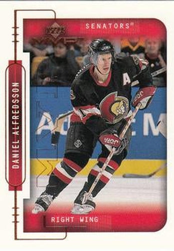 #140 Daniel Alfredsson - Ottawa Senators - 1999-00 Upper Deck MVP Hockey