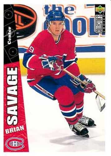 #140 Brian Savage - Montreal Canadiens - 1996-97 Collector's Choice Hockey