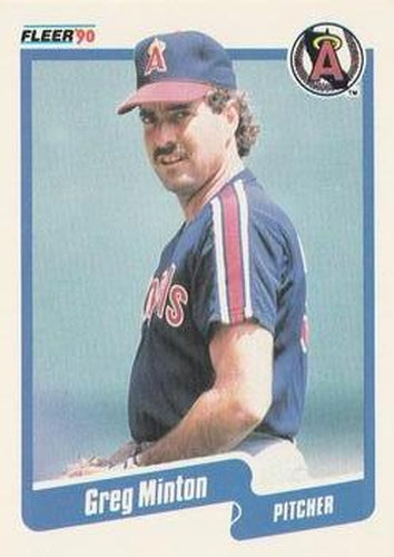 #140 Greg Minton - California Angels - 1990 Fleer USA Baseball