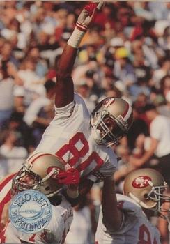 #140 Jerry Rice - San Francisco 49ers - 1991 Pro Set Platinum Football