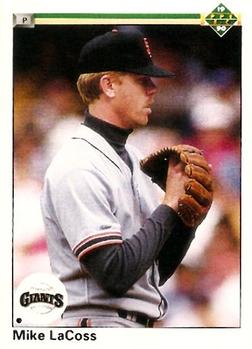 #140 Mike LaCoss - San Francisco Giants - 1990 Upper Deck Baseball