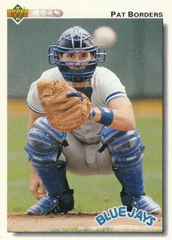 #140 Pat Borders - Toronto Blue Jays - 1992 Upper Deck Baseball
